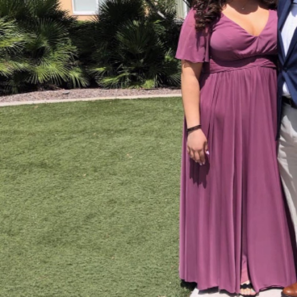David’s bridal size 18 gown! Worn once!